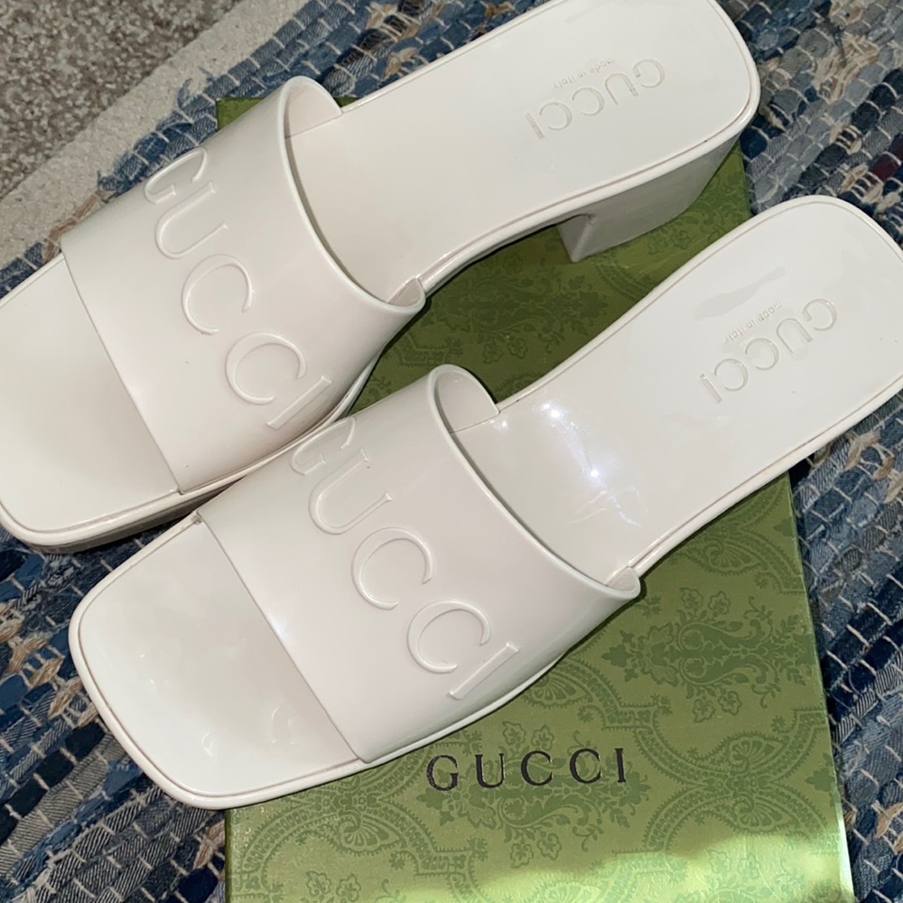 Gucci Heels, never worn (just too small on me) not meant for wide feet